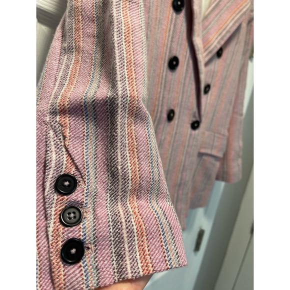 We The Free Kai Striped Relaxed Fit Blazer Multicolor Pink
Size Small - Picture 7 of 7